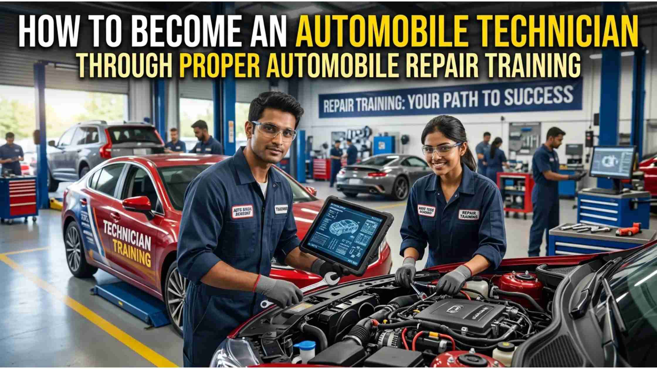How to Become an Automobile Technician Through Proper Automobile Repair Training